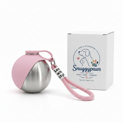 Snuggypaws™ NeverThirsty — 2-in-1 Pet Water Bottle & Bowl
